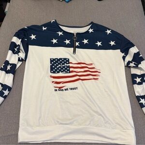 Patriotic Kids Shirt with Stars and Stripes